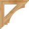 Ekena Millwork Imperial Traditional Rough Sawn Bracket, Western Red Cedar, 4"W x 28"D x 28"H BKT04X28X28IMP01RWR - alternate 4